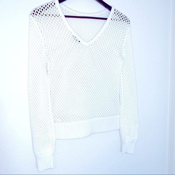 Splendid Top Open Knit Sweater Size Small EUC - Picture 3 of 9